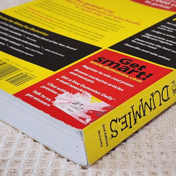 Wine for Dummies 2nd Edition by Mary Ewing-Mulligan and Ed McCarthy  (1998) - Picture 7 of 10